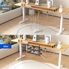 31Inch Extendable Under Desk Cable Management Tray Multi-Model Metal Cable