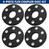 4-Pack Rotary Cutter Flex Coupler Rubber Disc Kit, Replaces 00762215
