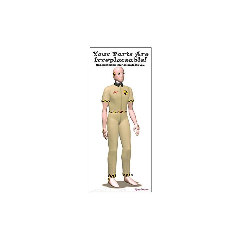 Safety Star Small Injury Tracking Poster 15" x 36"