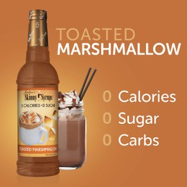 Jordan's Skinny Syrups Toasted Marshmallow, Sugar Free Flavoring Syrup, 25.4 Ounce Bottle