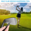 PATIKIL Golf Club Groove Sharpener Golf Club Sharpener Re-Grooving Tool