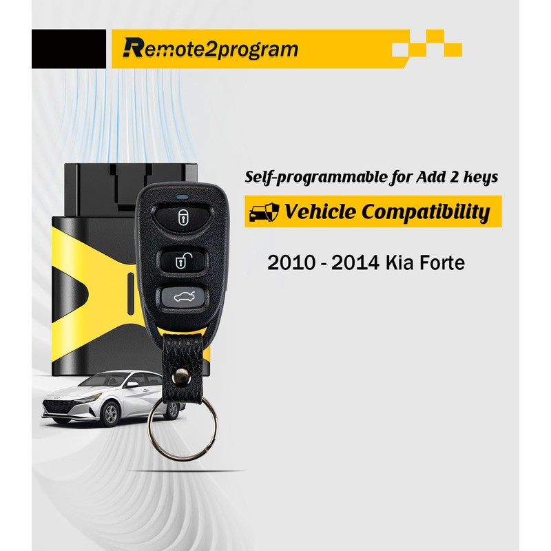 Remote2program Car Key DIY Programming for No Working Remote and