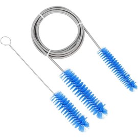 Diameter 15mm 19mm - CPAP Tube Cleaning Brush - Fits Most CPAP Hose Types (Blue)