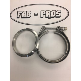 Borg Warner Turbo 4" Exhaust V-band Downpipe Flange Clamp S400 S400SXE S475 S480 T4