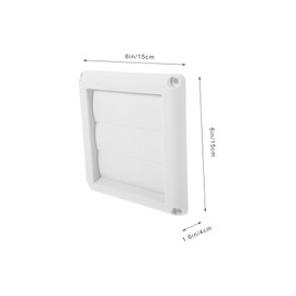 NOLITOY Outdoor Dryer Vent Cover Louvered Air Vent for Efficient Ventilation Construction for Performance for Maintaining Cleanliness