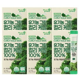 Product name / 유기농 그린 컬리케일 100% 6박스(180포) 동결건조 곱슬케일 분말 가루