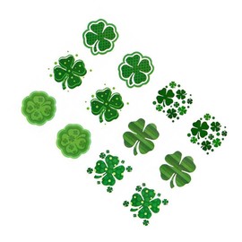 VICASKY 72pcs Temporary Stickers St Patrick's Day Theme Body Stickers for Party Favors Easy to Apply Festival Decorations Create Fun Atmosphere