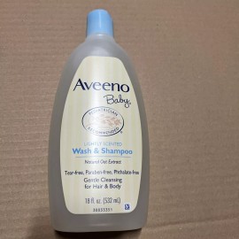 Aveeno Baby Wash and Shampoo - 18 oz.X2