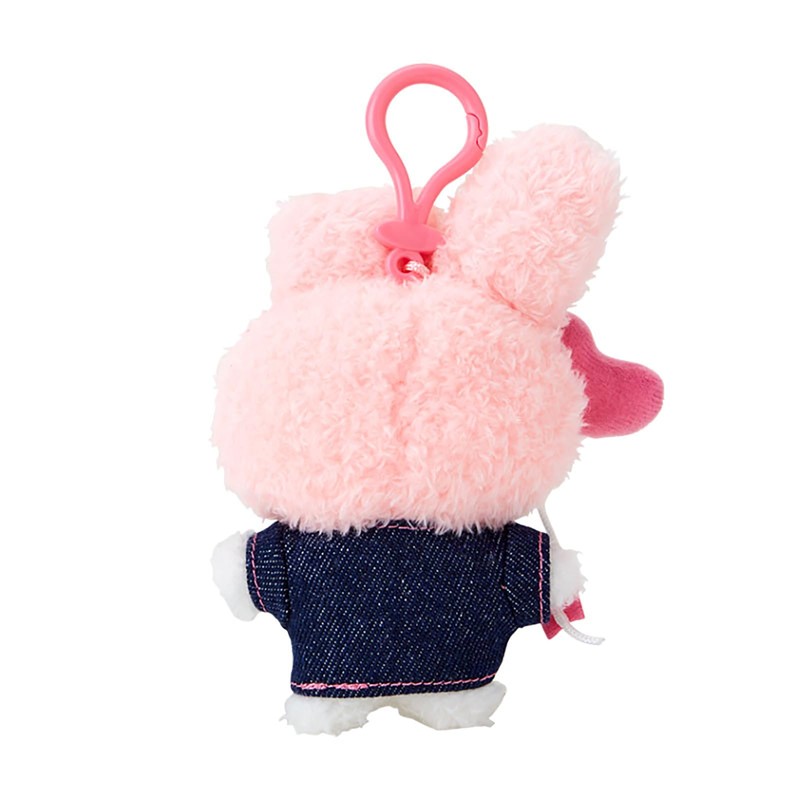Sanrio 181765 Mascot Holder (Denim Patch) My Melody Plush Keychain