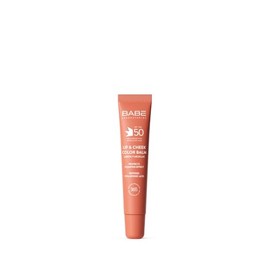 Laboratorios Babé LIP & CHEEK LSF 50 Nude, Fotoprotektor-Balsam in Nude-Ton, hoher Sonnenschutz LSF 50, feuchtigkeitsspendend und natürlicher Volumeneffekt, für Lippen und Wangen