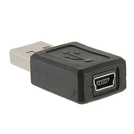 USB Male to Mini USB Female Adapter