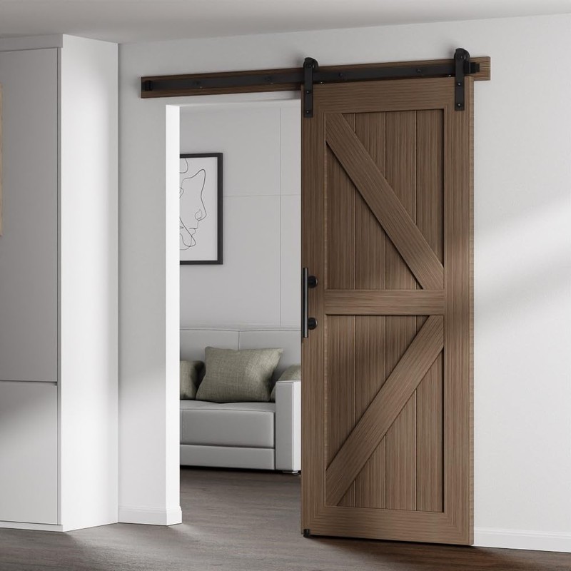 CCJH 9”/24cm Sliding Barn Door Handle Hardware, Pull Flush Door