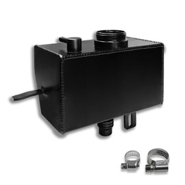 Aluminium Alloy Front Engine Coolant Expansion Tank Compatible with Jeep Wrangler JL JLU 2018+ & Gladiator JT 2020+ 2.0&3.6L Model, Replace 68364312AC/68364312AA/68364312AB/68388115AB