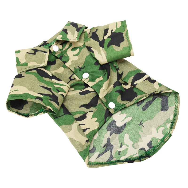 Dog Shirts Summer Stylish Camouflage Breathable Cool Pet Summer T