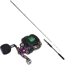 Ori-funeset553 Fishing Gear Friday Boat Octopus 160 & Sport Line TG Bait 100H-OP3 with String Rod & Reel Set
