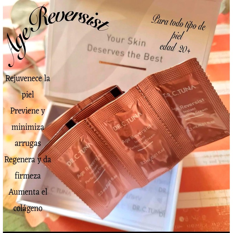 Farmasi Age Reversist Crema Perfeccionadora Instantanea 30 sobres de 3ml