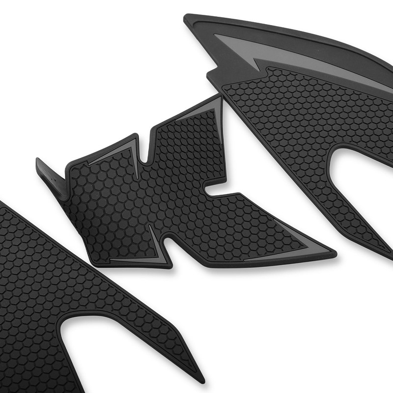Motorcycle Tank Grip Protector Pads, Anti-Slip Honeycomb Design, Compatible with
