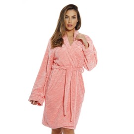 Just Love Kimono Robe Bath Robes for Women 6311-Coral-L