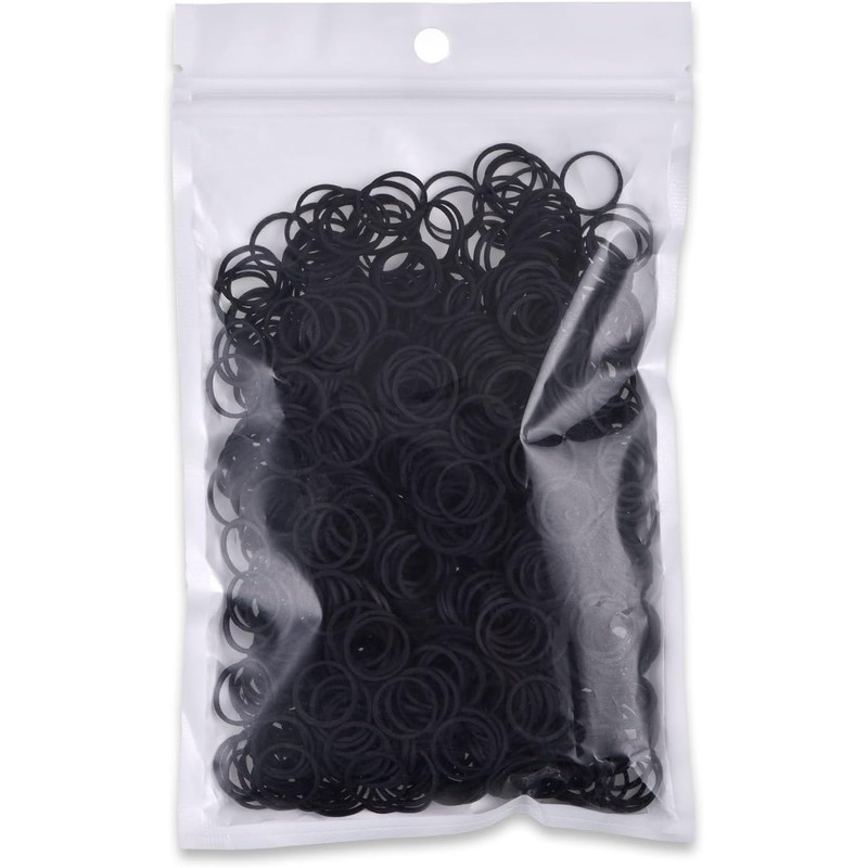 Triko Paquete de 1000 Mini Ligas Cabello para Mujer, Gomas