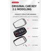 HIBEYO Flip Key Car Key Case Fits SsangYong Tivoli Rexton