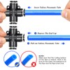 TAILONZ PNEUMATIC 4 Way 1/4 Inch OD Straight Push Fittings