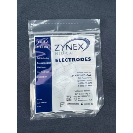 Zynex Medical Electrodes NEW Pack of 4 ZYNEX MEDICAL Electrodes 2" Round Pads Reusable #300027 SelfAdhere