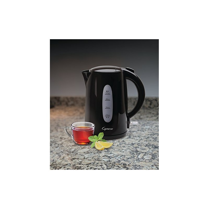 Capresso Black 1.7 Liter Electric Water Kettle