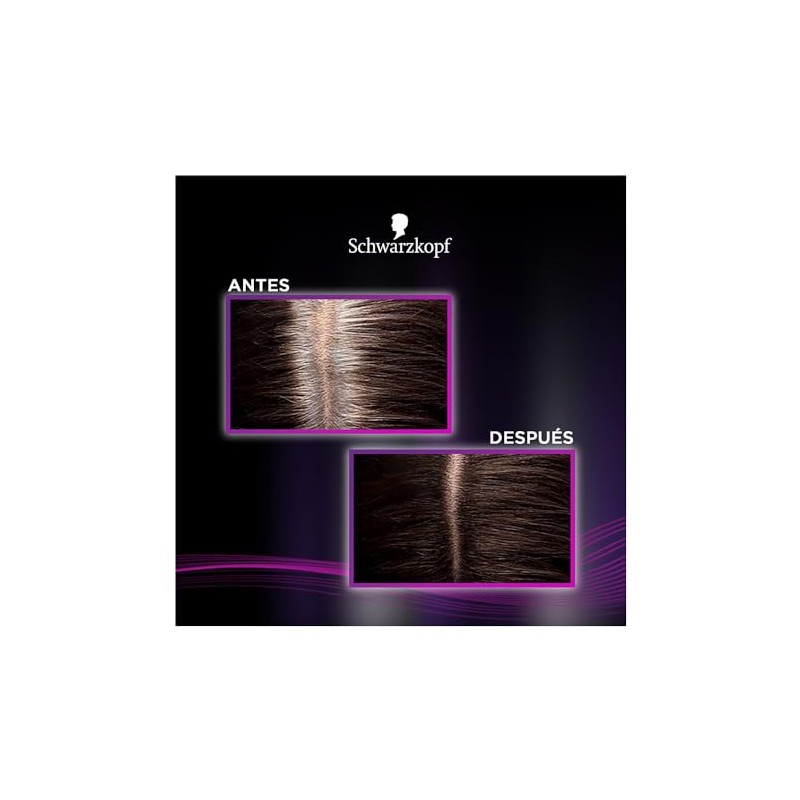 Schwarzkopf Retocador de raiz, castaño oscuro, 120 Ml