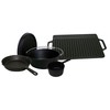 King Kooker 5CIBSB 5 Piece Cast Iron Box Set