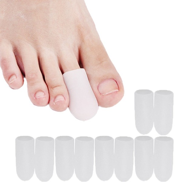 Original 10 Piece Set of Gel Toe Caps for Big