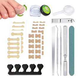 Ingrown Toenail Corrector Set with Magnifier and Correction Strips
