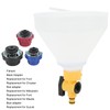 QANYEGN Radiator Coolant Refill Funnel Set, Automotive Coolant Filler Funnel,