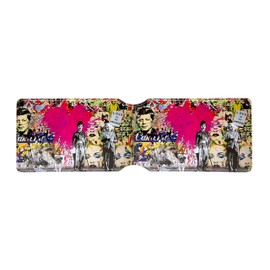 Mr Brainwash Chaplin and Einstein Oyster Card Holder