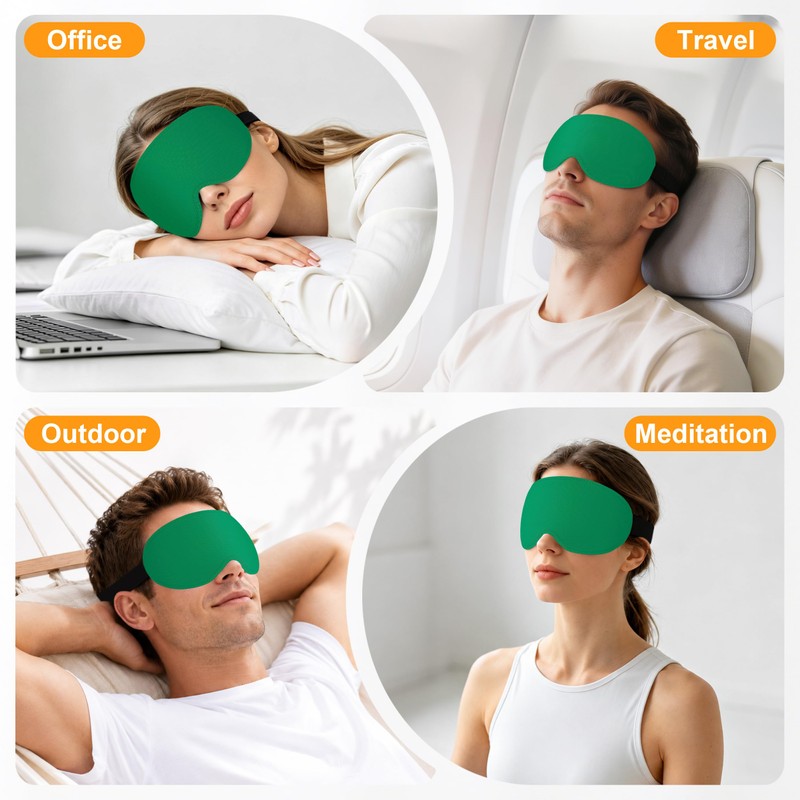 Gritin Mascherina per Dormire 3D sul Fianco, Upgrated Maschera per