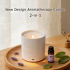 NO-Battery LED Candle Waterless Diffuser and 3D Wick and Realistic