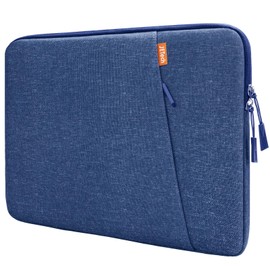 JETech Laptop Sleeve for 13.3-Inch MacBook Air/Pro, 14-Inch MacBook Pro 2021 M1, 13-13.6 Inch Notebook, Waterproof Shock Resistant Bag Case with Accessory Pocket (Cobalt Blue)