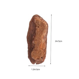 IWOWHERO 1 Pack Miniature Bark Diorama Supplies for Fairy Dry Bark Material for Coastal Landscapes for Model Scenery and Railway Decor