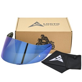 Logto Replacement Motorcycle Helmet Visor Compatible with K1 K3SV K5 K5-S Helmet Accessories (Blue)