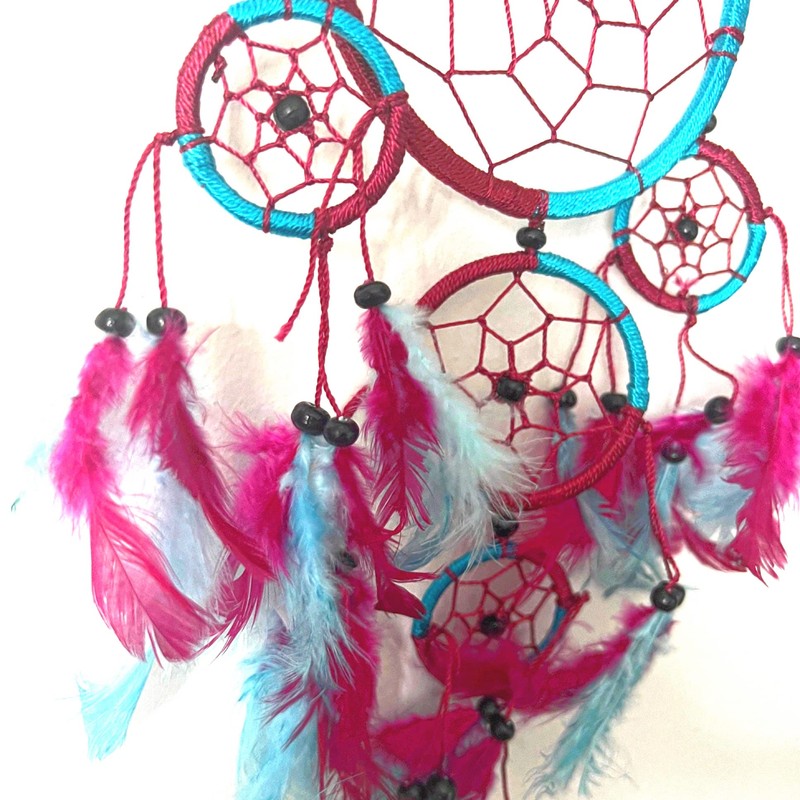 dreamcatcherworld.co.uk Smart Hippo Claret and Blue Dream Catcher - Football