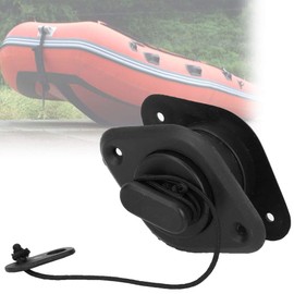 Drainage Valve, Bleed Valve, Drain Valve for Fishing Boats, Fixed PVC Kayak Drain Valve with Rope, Drain Valve, Drain Tap for Inflatable Boat, Kayak or Inflatable Boat