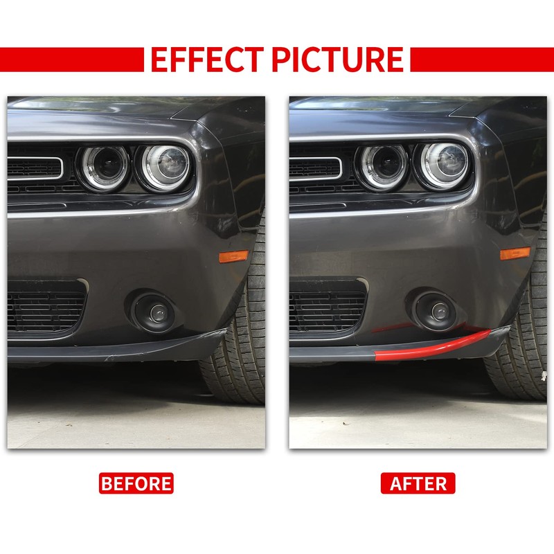Voodonala Compatible with Dodge Challenger SXT Compatible withchoques Delantero embellecedor