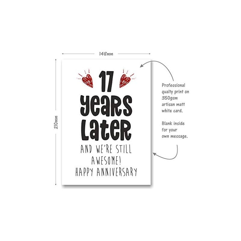 17th Anniversary Card - 17 Years Later and Still Awesome
