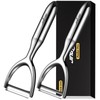 JINGTOO Premium Vegetable Peeler Stainless Steel, Ultra Sharp Peelers for
