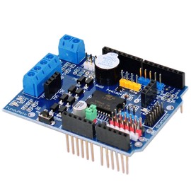 Hailege L298P Motor Driver Module Arduino UNO R3 Shield L298P Motor Shield H Bridge Drive Shield Expansion Board High Power DC Stepper Motor Controller for Arduino