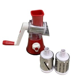 Dark Horse Sourcing Drum Grater, Tabletop, Stainless Steel, with Interchangeable Drums