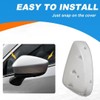 Car Door Rearview Mirror Cover Cap Housing Protective Cover For