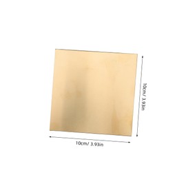 CIYODO Brass Plate Sheet Multipurpose for DIY Crafts Jewelry Electrical Decorative Projects