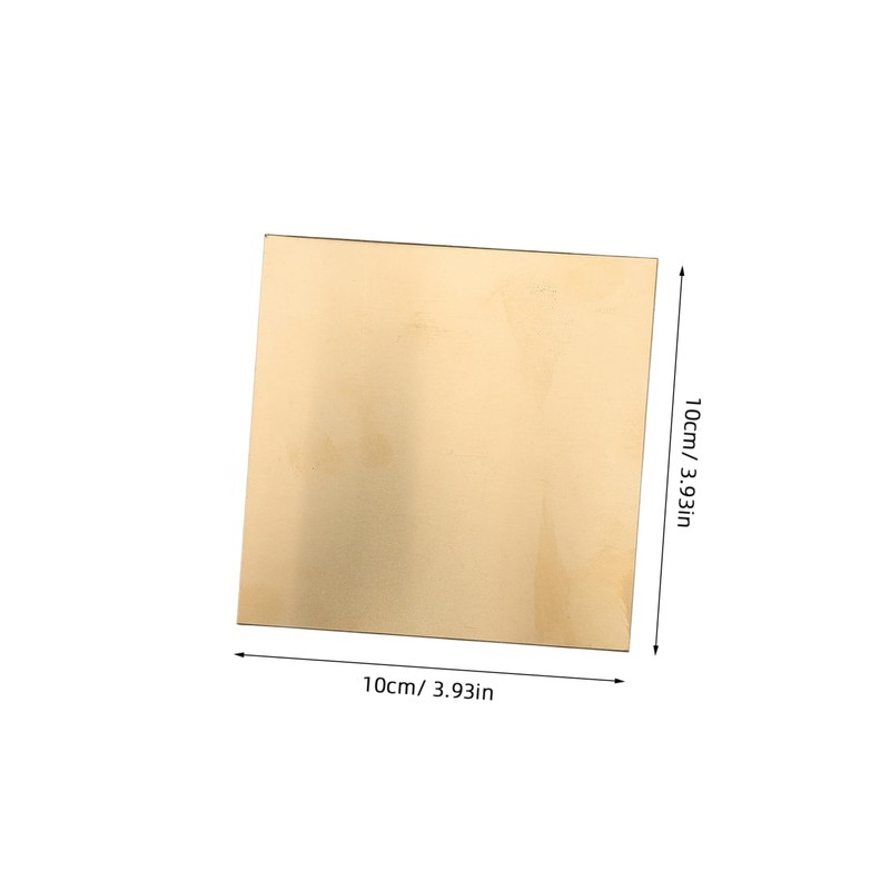 CIYODO Brass Plate Sheet Multipurpose for DIY Crafts Jewelry Electrical