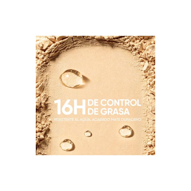 SKINTIFIC Base de Maquillaje en Polvo, Base en Polvo Compacta