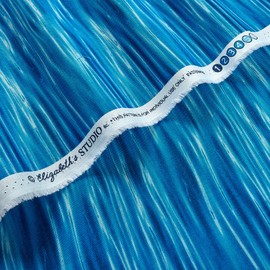 Elizabeth's Studio Quilt Fabric Landscape Medley Water Deep Blue Quilt Fabric by The yd